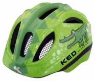 KED Meggy Reptile Green Croco Kinderhelm