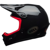 Bell Transfer 9 Fullface Helm Black/Hibiscus