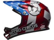 Bell Sanction Fullface Helm Nitro Circus(red/silver/blue)