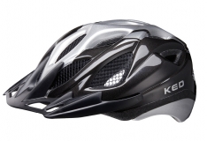 KED Fahrradhelm Tronus Black Silver Neu OVP