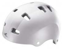 KED Risco BMX Dirt Skate Helm weiss (White) matt